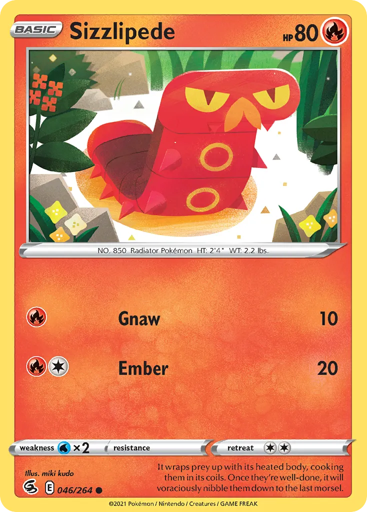 Sizzlipede card image