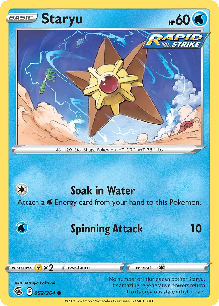 Staryu card image