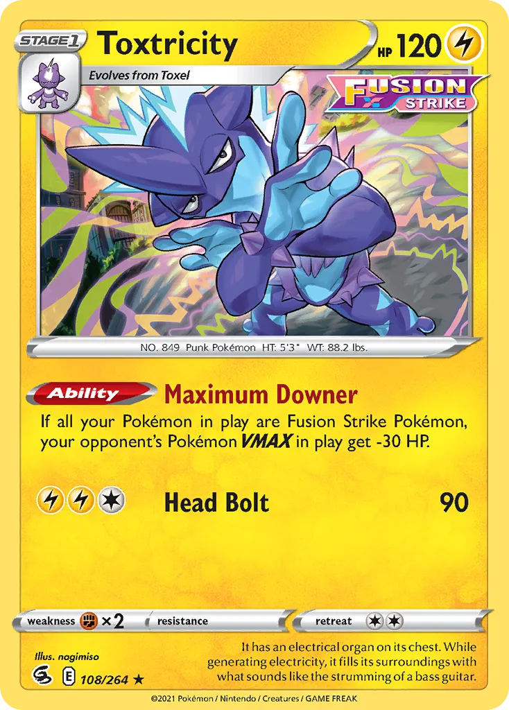 Toxtricity card image