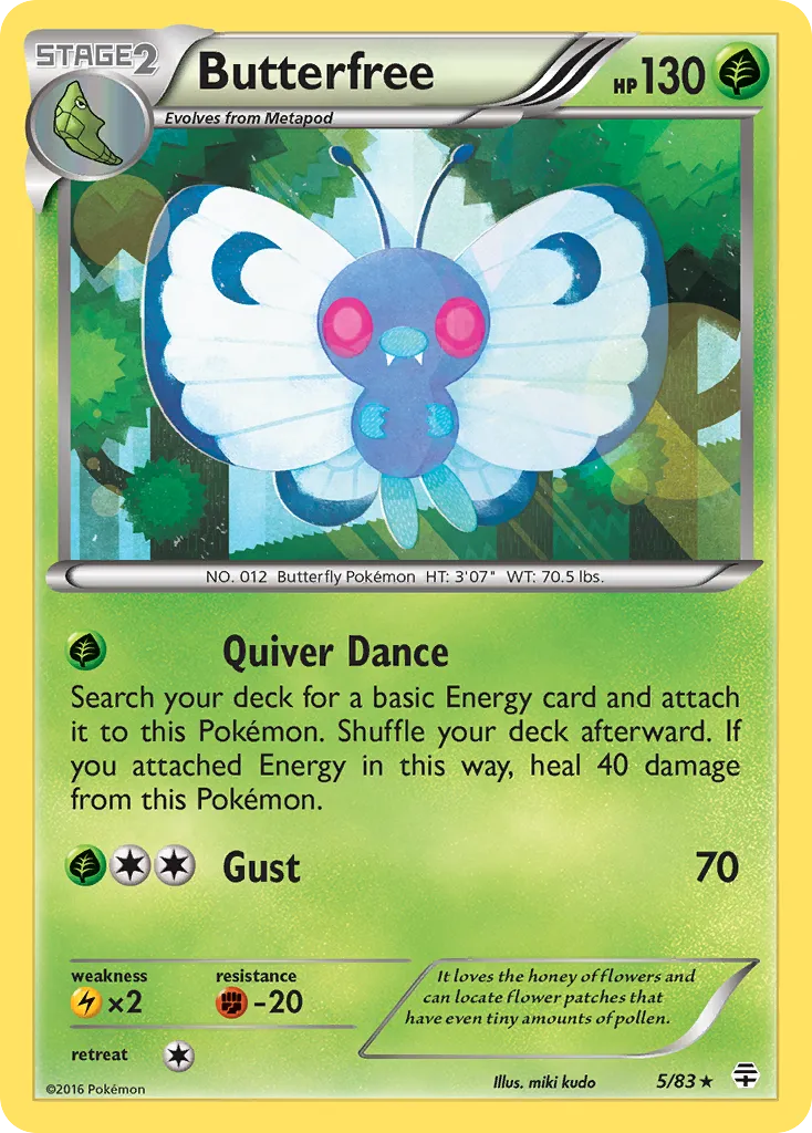 Butterfree card image