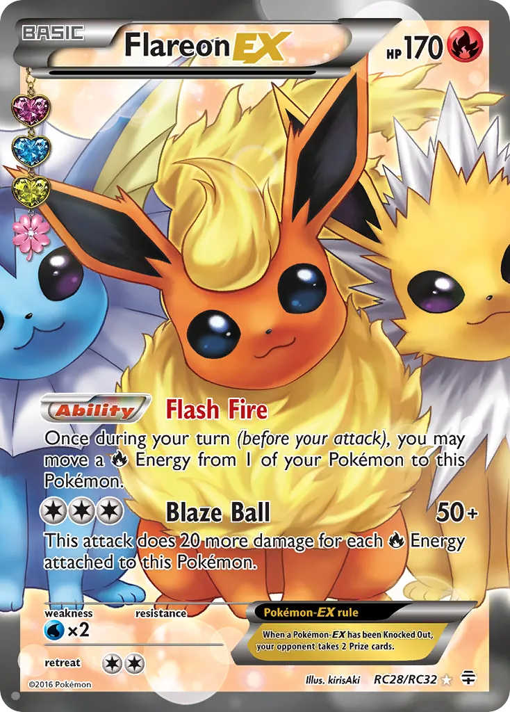 Flareon-EX #RC28 card image