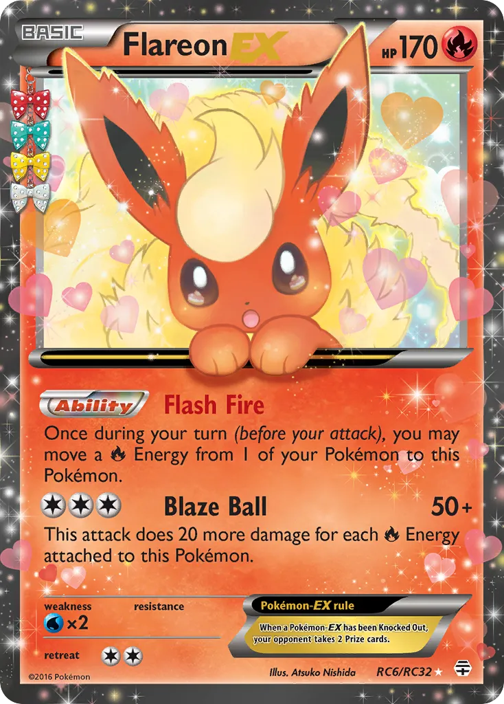 Flareon-EX #RC6 card image