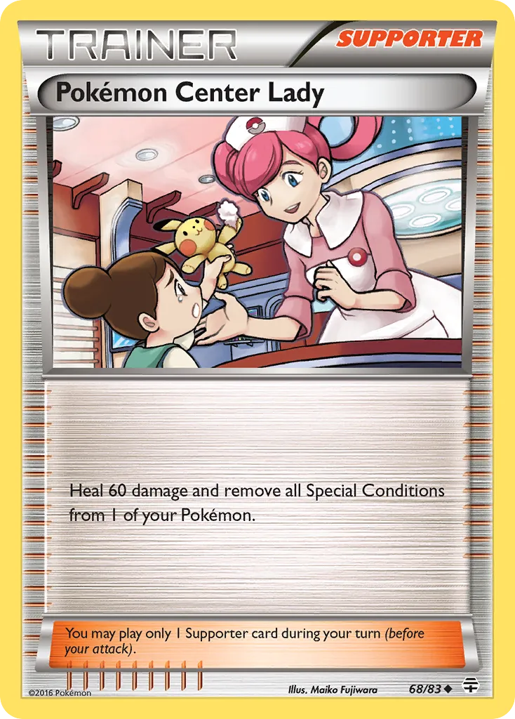 Pokemon Center Lady card image