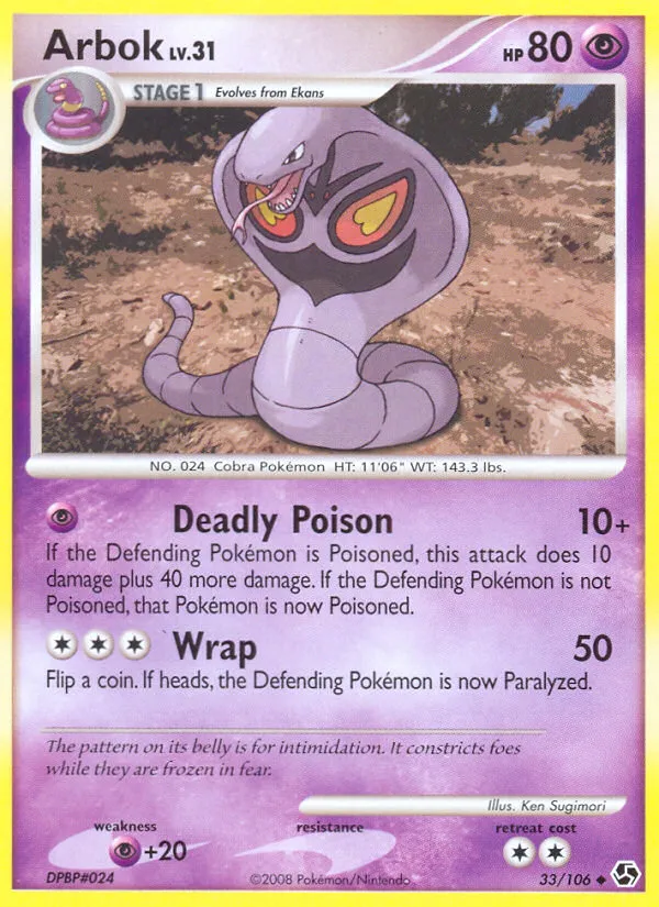 Arbok card image