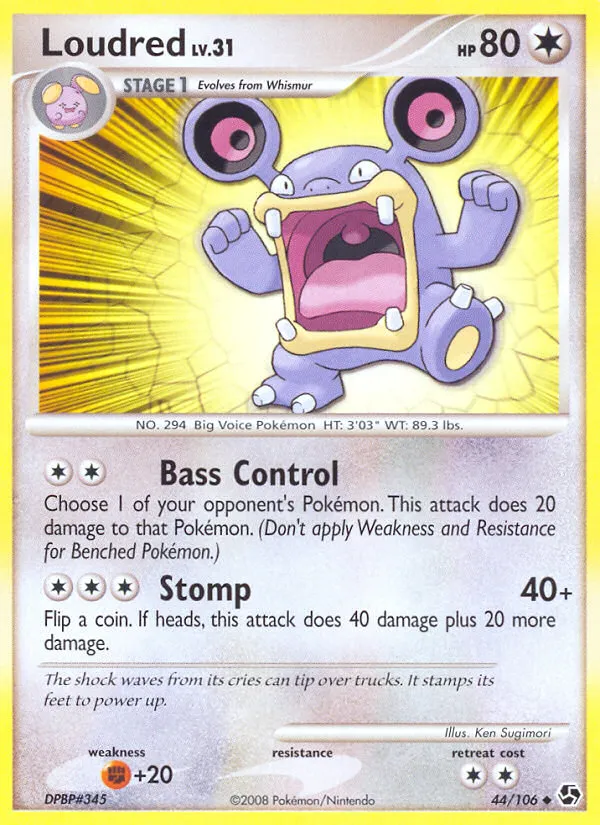 Loudred card image