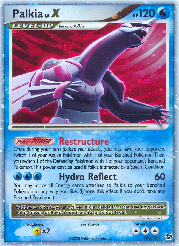 Palkia LV.X #106 card image
