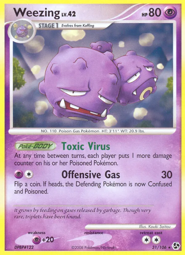 Weezing card image