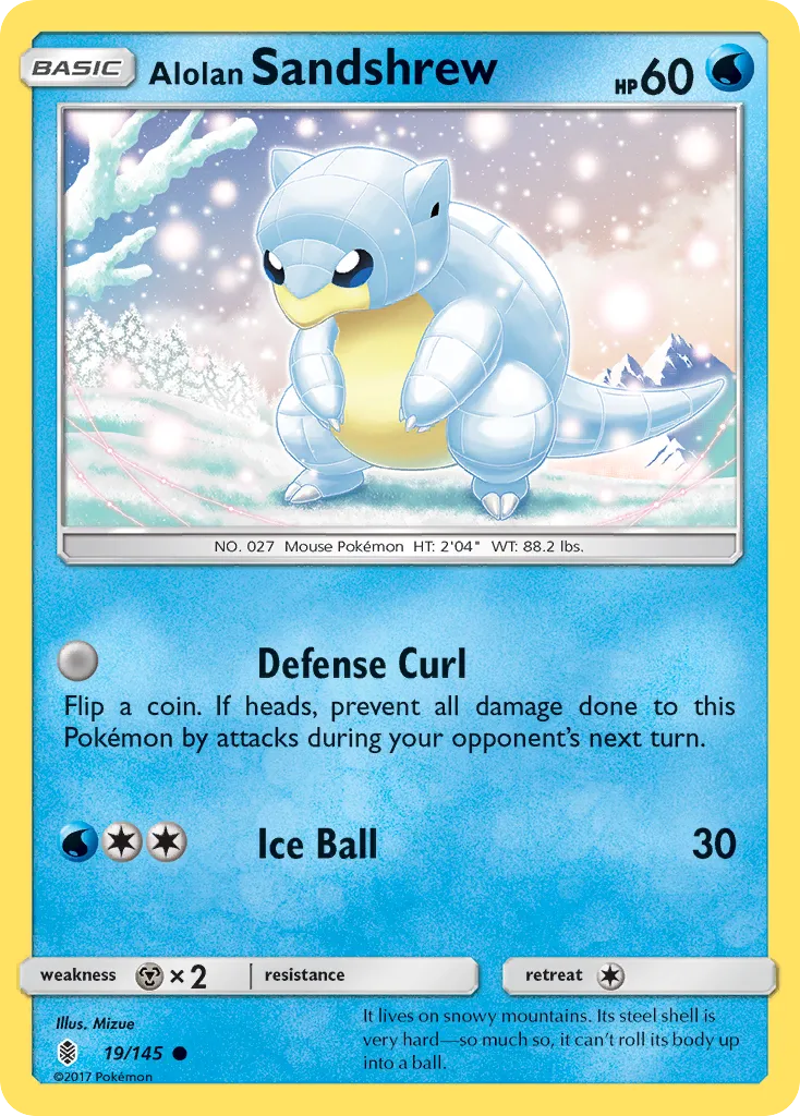 Alolan Sandshrew card image