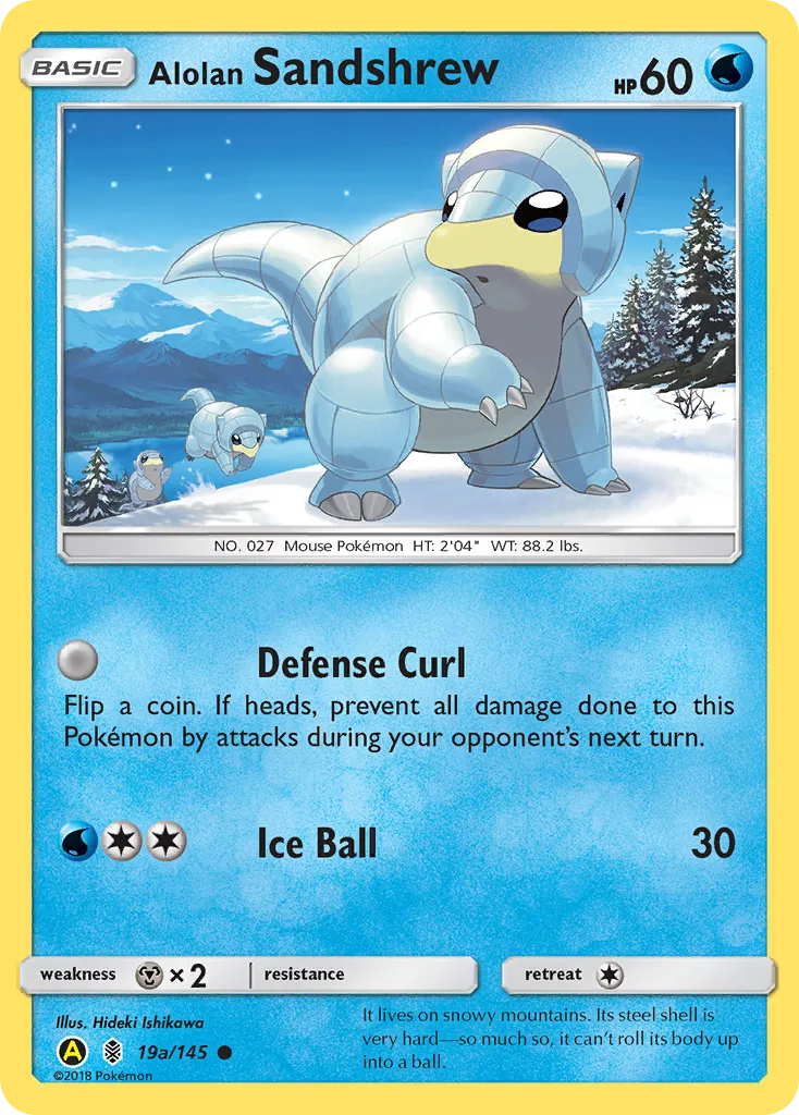 Alolan Sandshrew card image