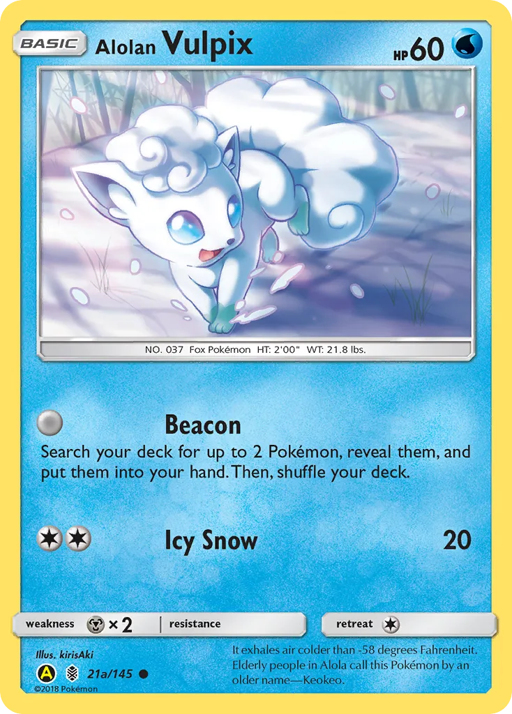 Alolan Vulpix card image