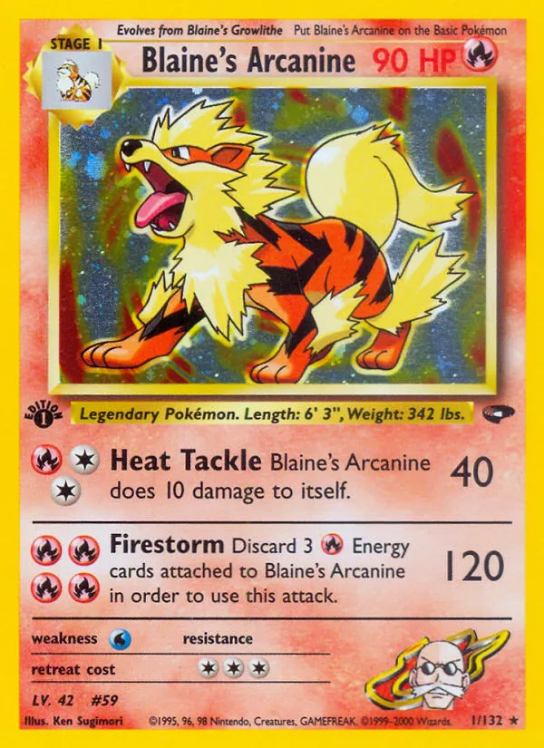 Blaine's Arcanine #1 card image