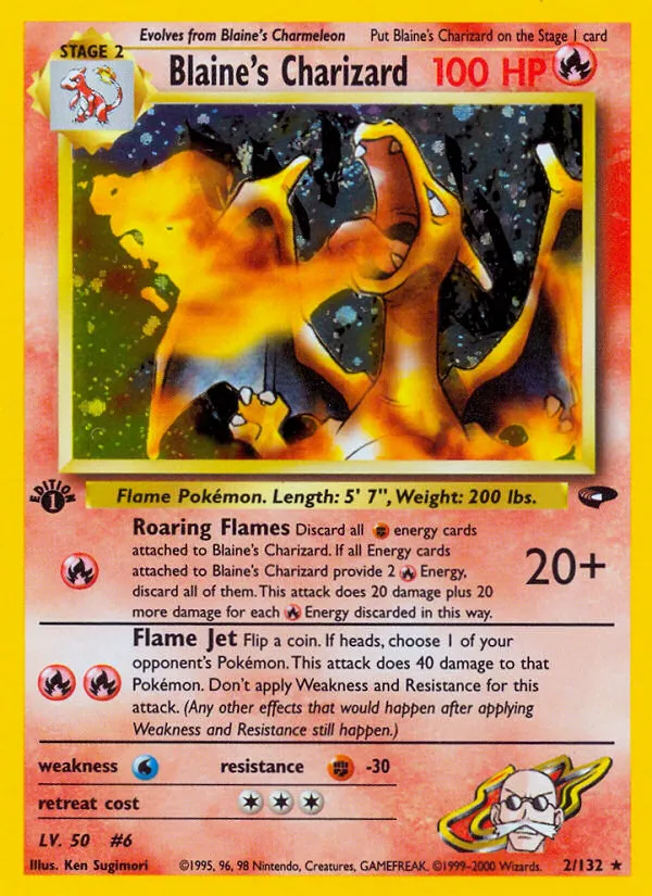 Blaine's Charizard #2 card image