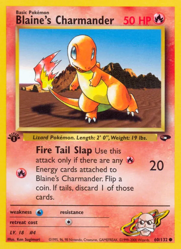 Blaine's Charmander card image