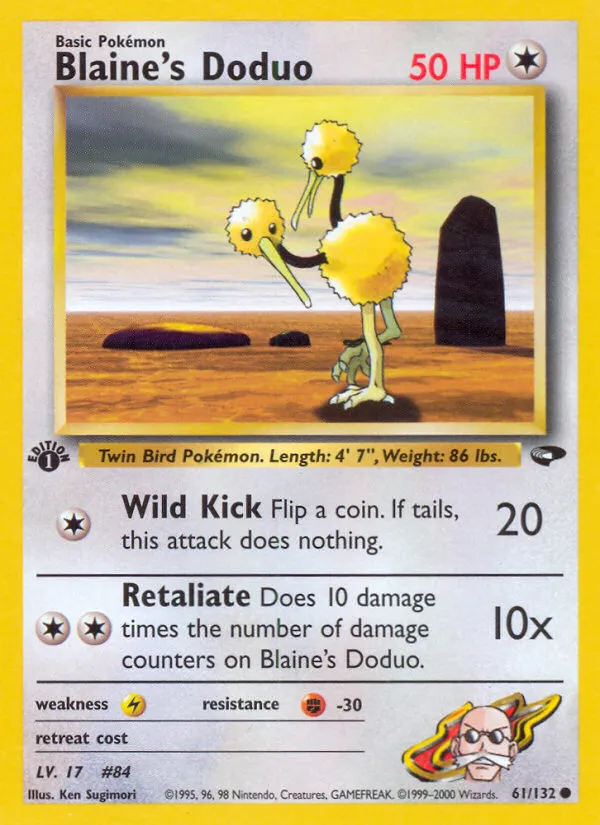 Blaine's Doduo card image