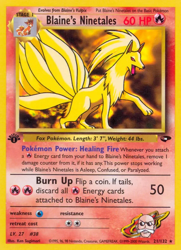Blaine's Ninetales card image