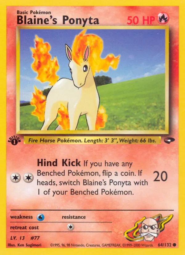 Blaine's Ponyta card image