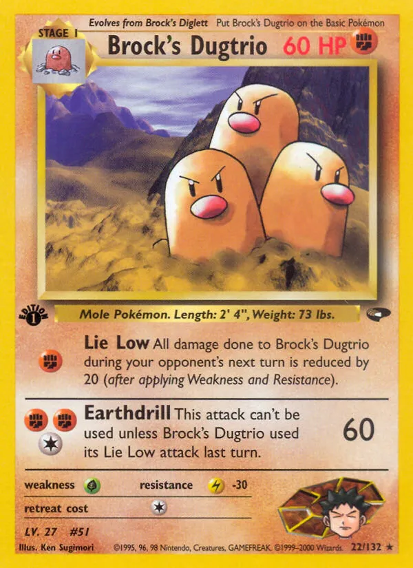 Brock's Dugtrio card image