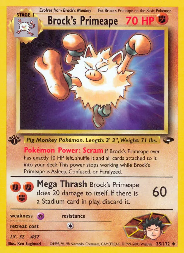 Brock's Primeape card image