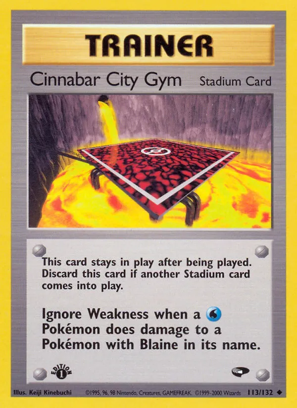 Cinnabar City Gym card image