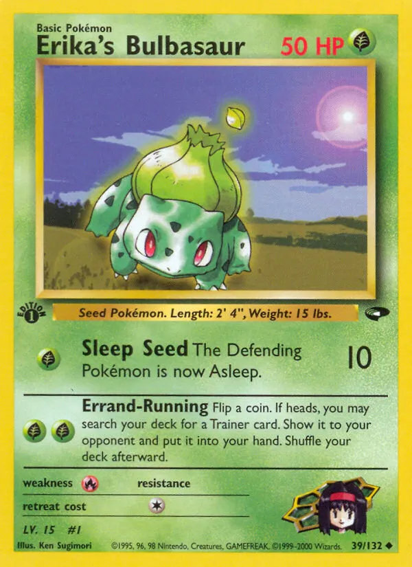 Erika's Bulbasaur card image