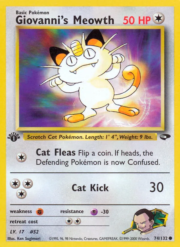 Giovanni's Meowth card image