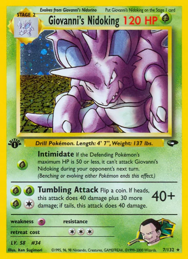 Giovanni's Nidoking card image