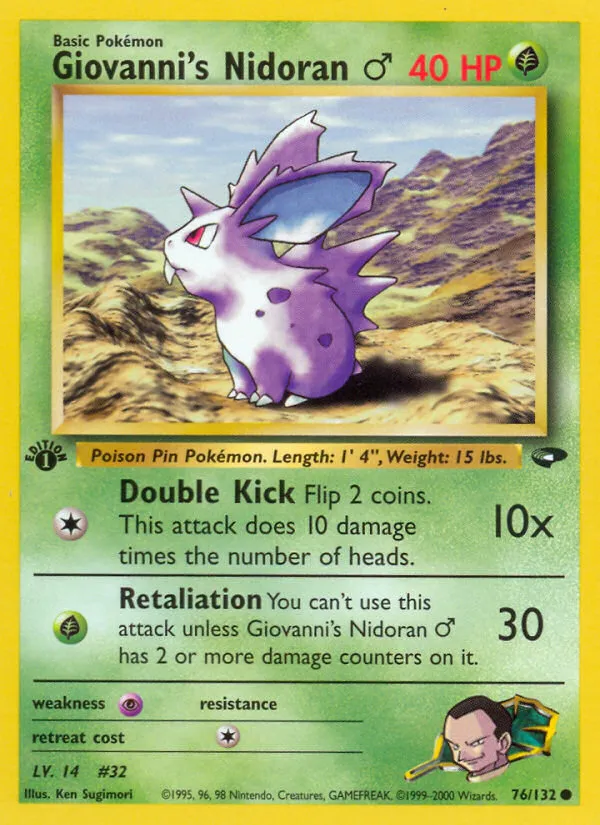 Giovanni's Nidoran M card image