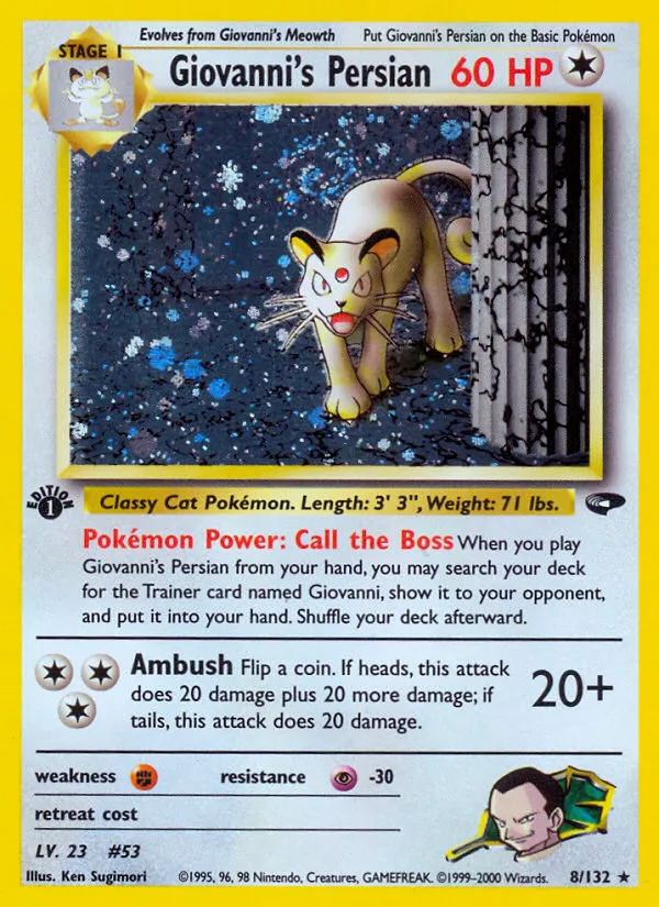 Giovanni's Persian card image