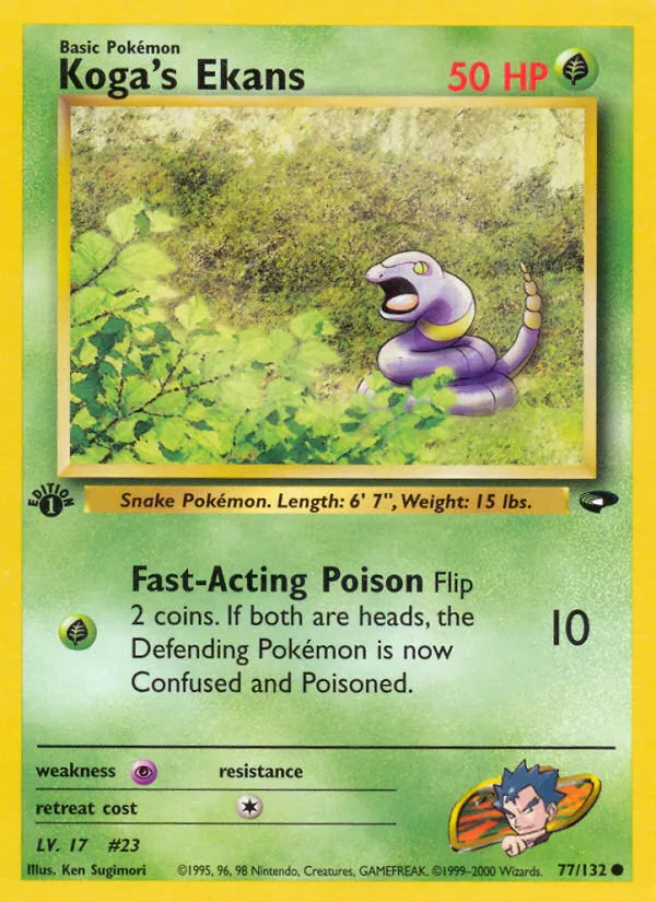 Koga's Ekans card image