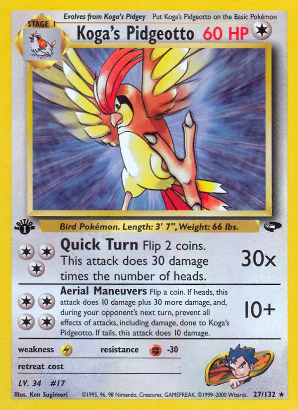 Koga's Pidgeotto card image