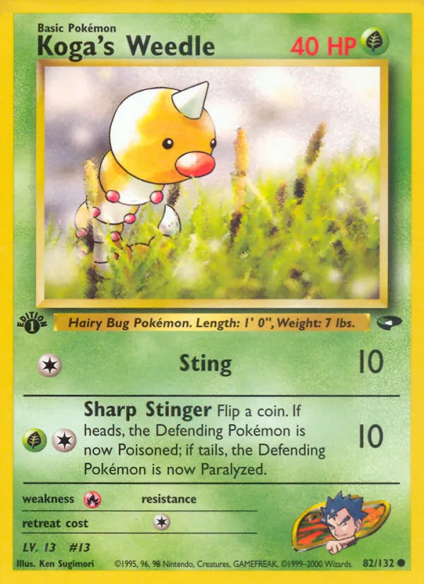 Koga's Weedle card image