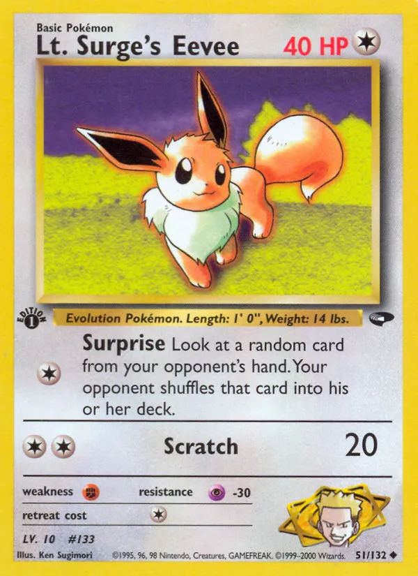 Lt. Surge's Eevee card image