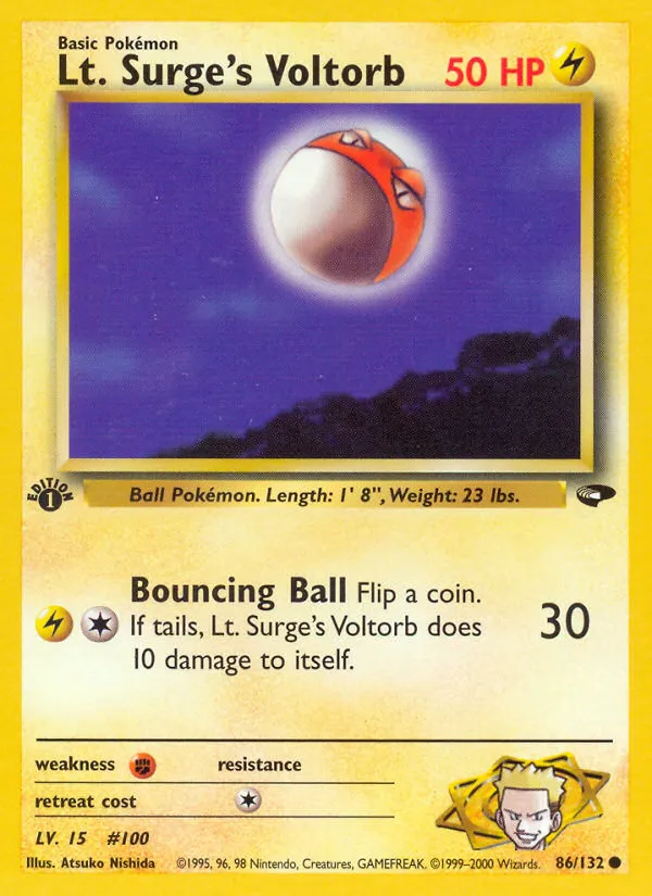 Lt. Surge's Voltorb card image