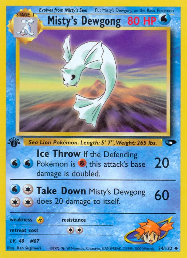 Misty's Dewgong card image