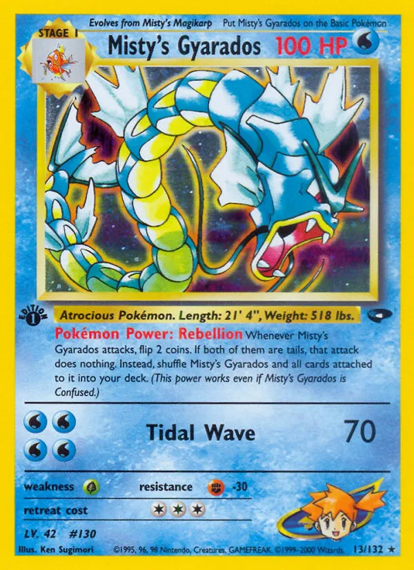 Misty's Gyarados #13 card image