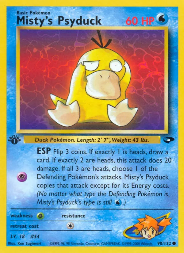 Misty's Psyduck card image