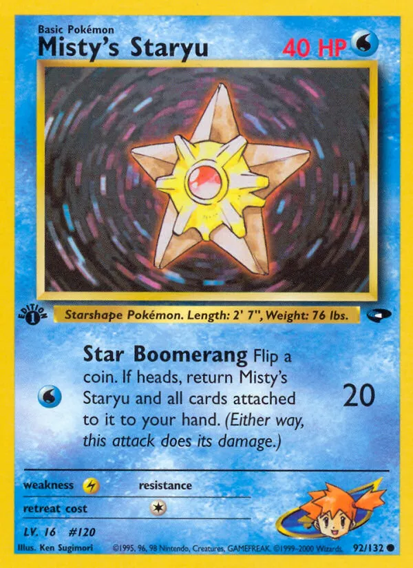 Misty's Staryu card image