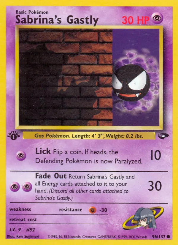Sabrina's Gastly card image
