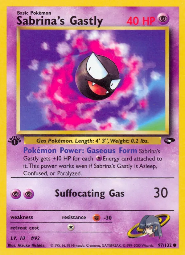 Sabrina's Gastly card image