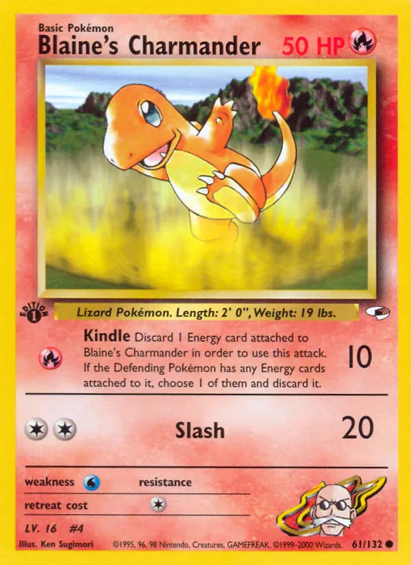 Blaine's Charmander card image