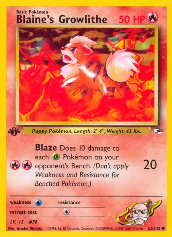 Blaine's Growlithe card image