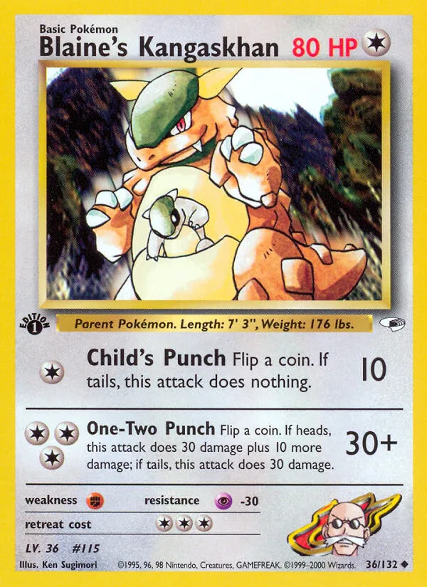 Blaine's Kangaskhan card image