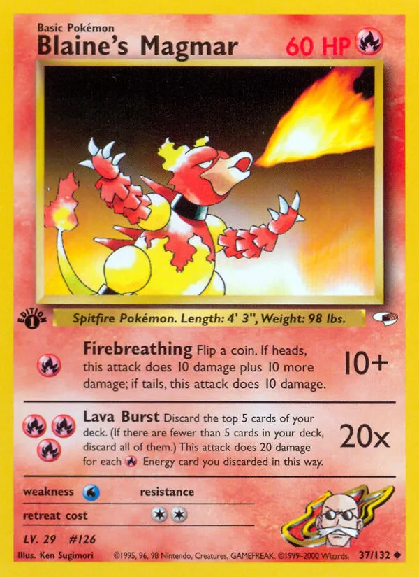 Blaine's Magmar card image