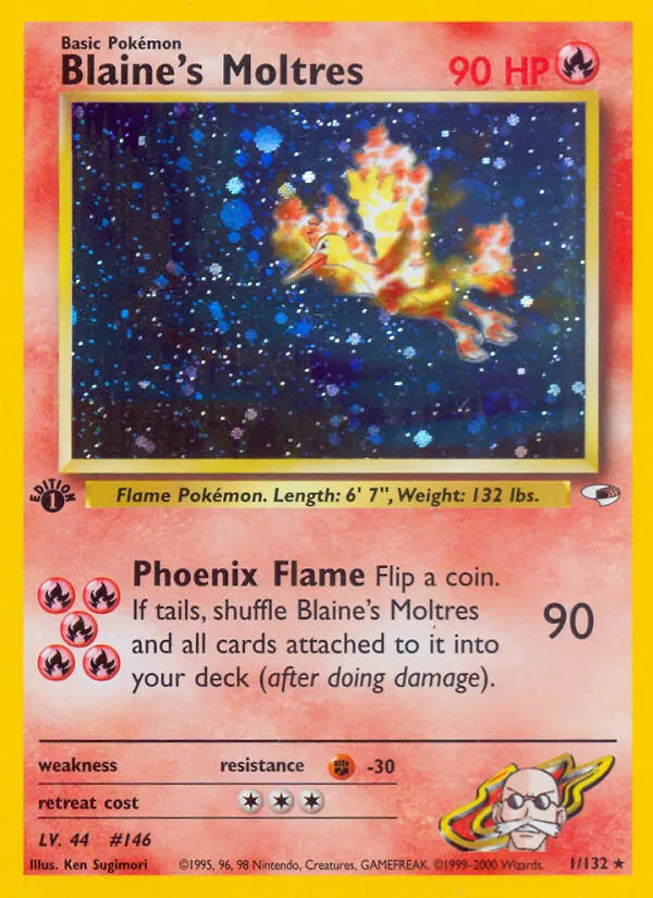 Blaine's Moltres #1 card image