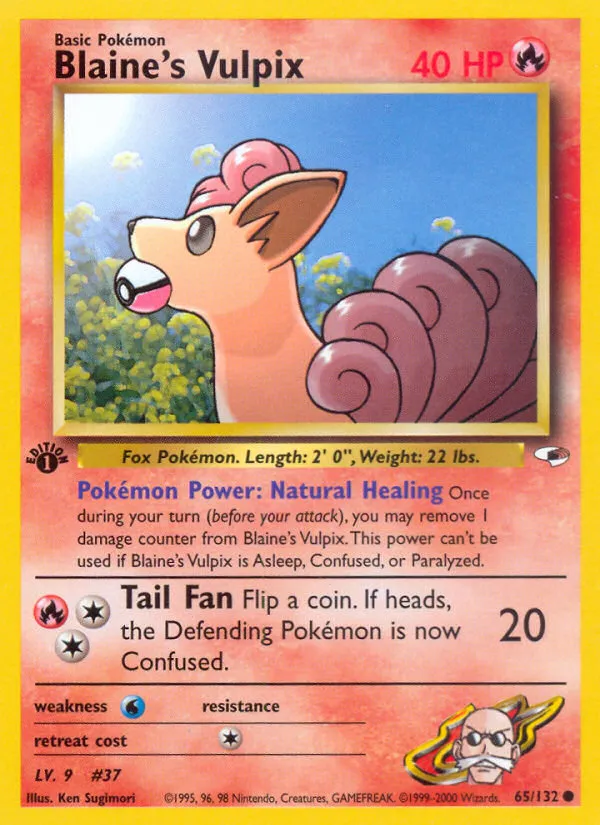 Blaine's Vulpix card image