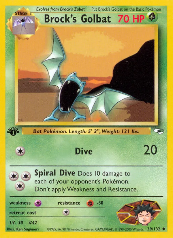 Brock's Golbat card image