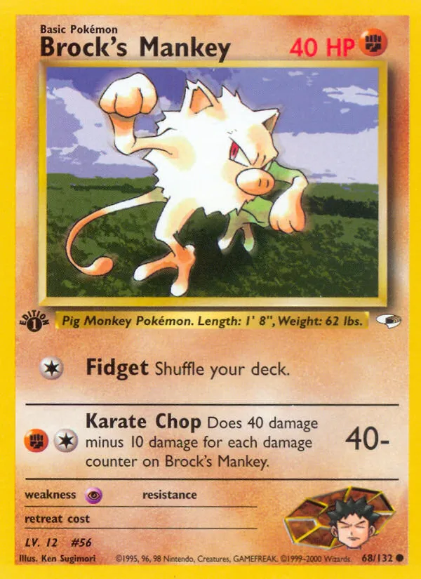 Brock's Mankey card image