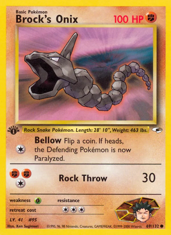 Brock's Onix card image