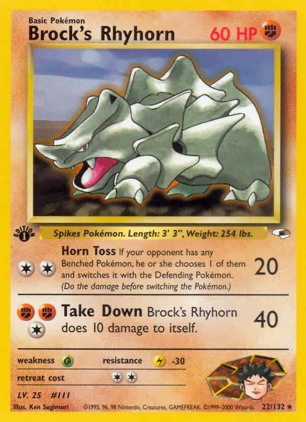 Brock's Rhyhorn card image