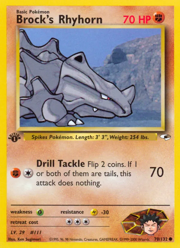 Brock's Rhyhorn card image